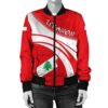 Lebanon Coat Of Arms  Women Bomber Jacketticket Bomber Jacket