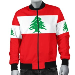 Lebanon Men's Bomber Jacket Original Flag A7 Bomber Jacket