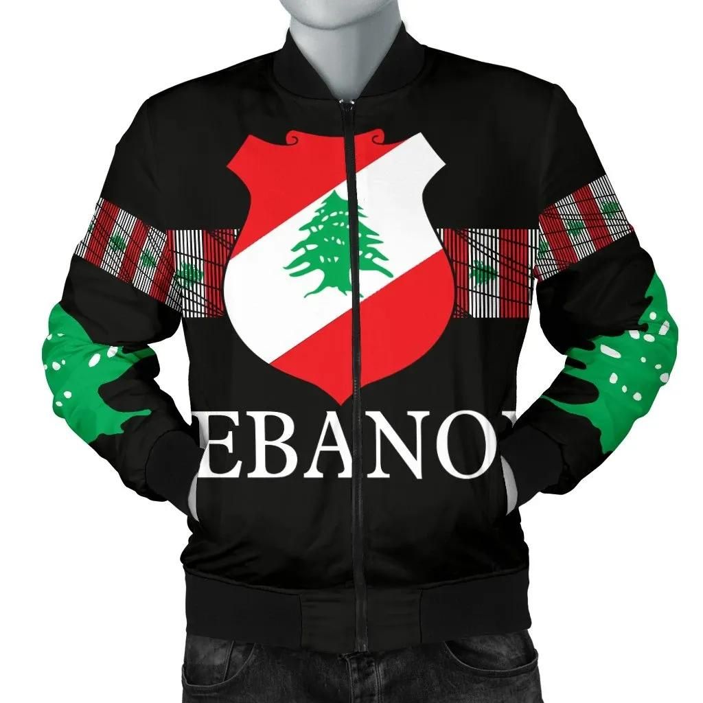 Lebanon-United Men's Bomber Jacket A27 Bomber Jacket Lebanon-United Men's Bomber Jacket A27 Bomber Jacket