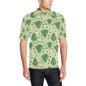 Leek Pattern Print Design 04 Men Polo Shirt