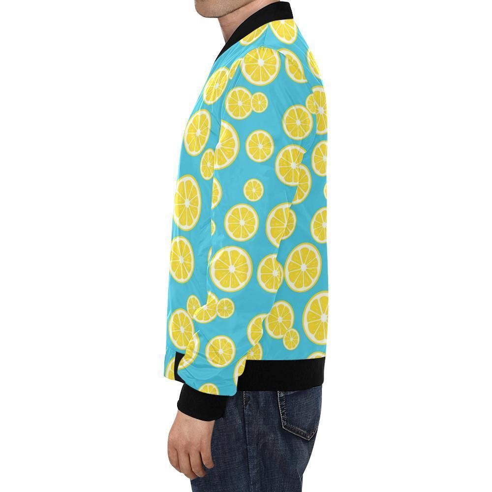 Lemon-Slice-Pattern-Print-Mens-Bomber-Jacket-1