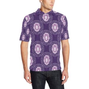 Leo Pattern Print Design 04 Men Polo Shirt