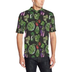 Lettuce Pattern Print Design 01 Men Polo Shirt