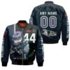 Lewis Hamilton 44 Formula One Mercedes Auto Racing team 3D Designed Allover Gift With Custom Name Number For Lewis Hamilton Fans Bomber Jacket