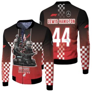 Lewis Hamilton 44 Petronas Auto Racing Motorsport Racing Driver 3D Designed Allover Gift For Lewis Hamilton Fans Bomber Jacket