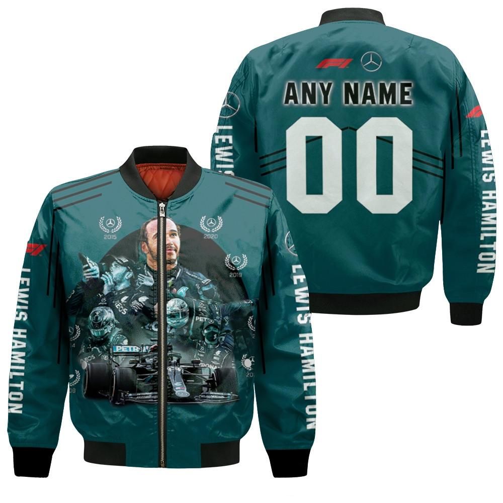 Lewis Hamilton Formula One Motorsport Racing Driver 3D Designed Allover Gift With Custom Name Number For Lewis Hamilton Fans Bomber Jacket Lewis Hamilton Formula One Motorsport Racing Driver 3D Designed Allover Gift With Custom Name Number For Lewis Hamilton Fans Bomber Jacket