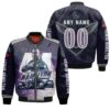 Lewis Hamilton Legend Motorsport Racing Driver 3D Designed Allover Gift With Custom Name Number For Lewis Hamilton Fans Bomber Jacket