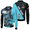 Lewis Hamilton Mercedes Formula One Racing Winner Motorsport Racing Driver 3D Designed Allover Gift With Custom Name Number For Lewis Hamilton Fans Bomber Jacket