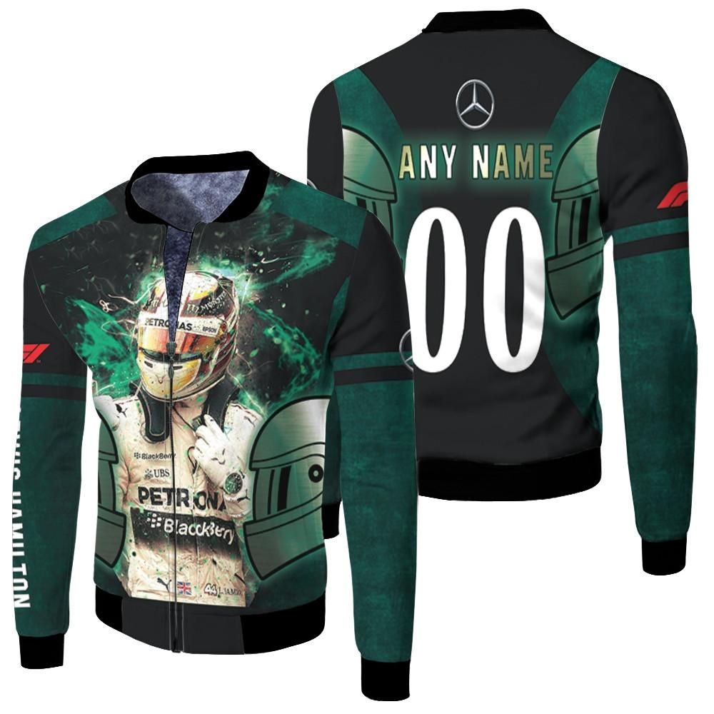 Lewis Hamilton Petronas Blackberry Motorsport Racing Driver 3D Designed Allover Gift With Custom Name Number For Lewis Hamilton Fans Bomber Jacket Lewis Hamilton Petronas Blackberry Motorsport Racing Driver 3D Designed Allover Gift With Custom Name Number For Lewis Hamilton Fans Bomber Jacket