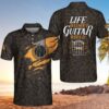 Life Without Guitar Would Be Flat Guitarist Polo Shirt #V