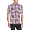 Lilac Pattern Print Design Li02 Men Polo Shirt