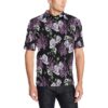 Lilac Pattern Print Design Li04 Men Polo Shirt