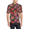 Lily Pattern Print Design Ly012 Men Polo Shirt