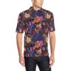 Lily Pattern Print Design Ly016 Men Polo Shirt