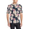 Lily Pattern Print Design Ly04 Men Polo Shirt