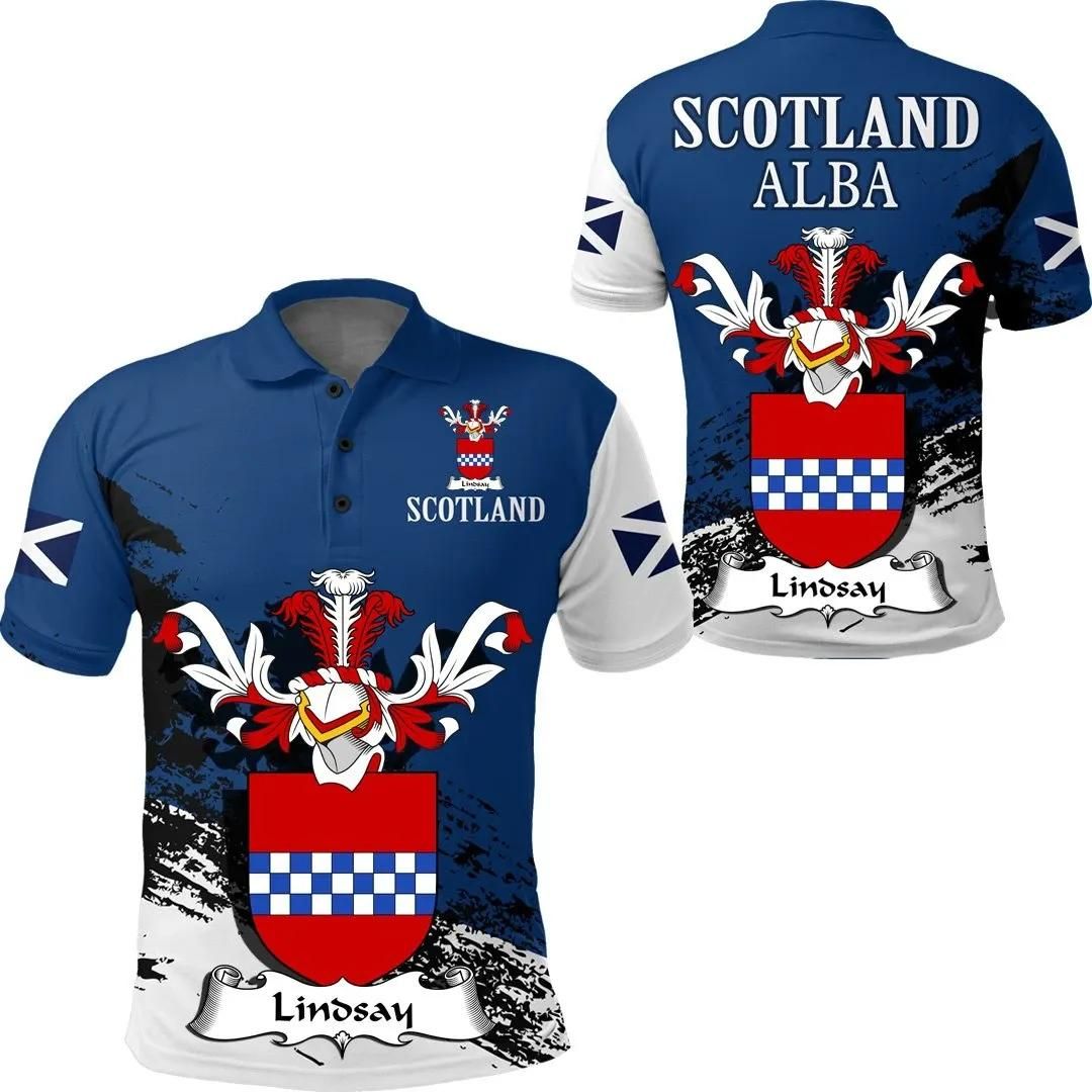 Lindsay Scottish Family Crest Scotland Special Polo Shirt - Golf Shirt A7 Lindsay Scottish Family Crest Scotland Special Polo Shirt - Golf Shirt A7