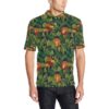 Lion Jungle Pattern Print Design 05 Men Polo Shirt