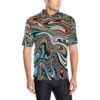 Liquid Pattern Print Design 02 Men Polo Shirt