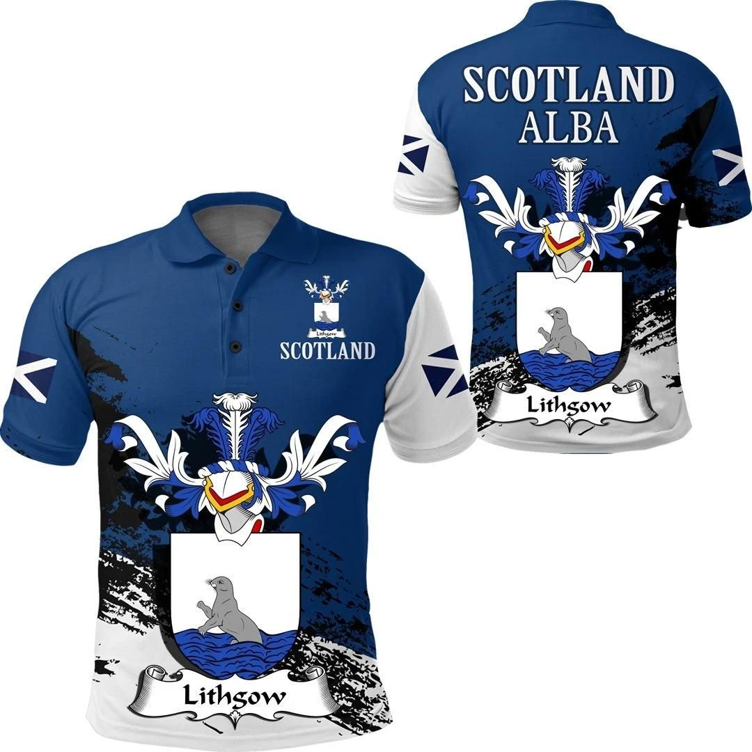 Lithgow Scottish Family Crest Scotland Special Polo Shirt - Golf Shirt A7 Lithgow Scottish Family Crest Scotland Special Polo Shirt - Golf Shirt A7