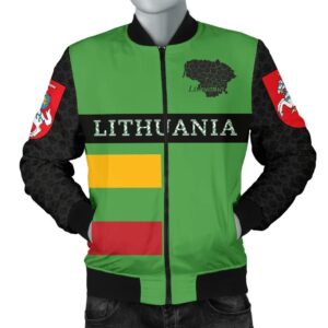 Lithuania All My Life Bomber Jacket For Men TH5 Bomber Jacket