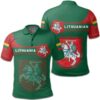 Lithuania Coat Of Arms Polo Shirt Simple Style J78