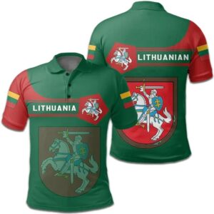 Lithuania Coat Of Arms Polo Shirt Simple Style J78