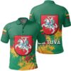 Lithuania Coat Of Arms Polo Shirt Spaint Style J8W