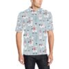 Llama Pattern Print Design 04 Men Polo Shirt