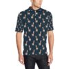 Llama With Polka Dot Themed Print Men Polo Shirt