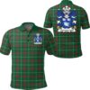 Llanegwystl (VALLEY CRUCIS ABBEY) Wales Polo Shirt - Welsh National Tartan A7