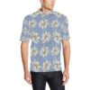 Lotus Pattern Print Design 04 Men Polo Shirt
