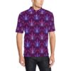 Lotus Pattern Print Design Lo01 Men Polo Shirt