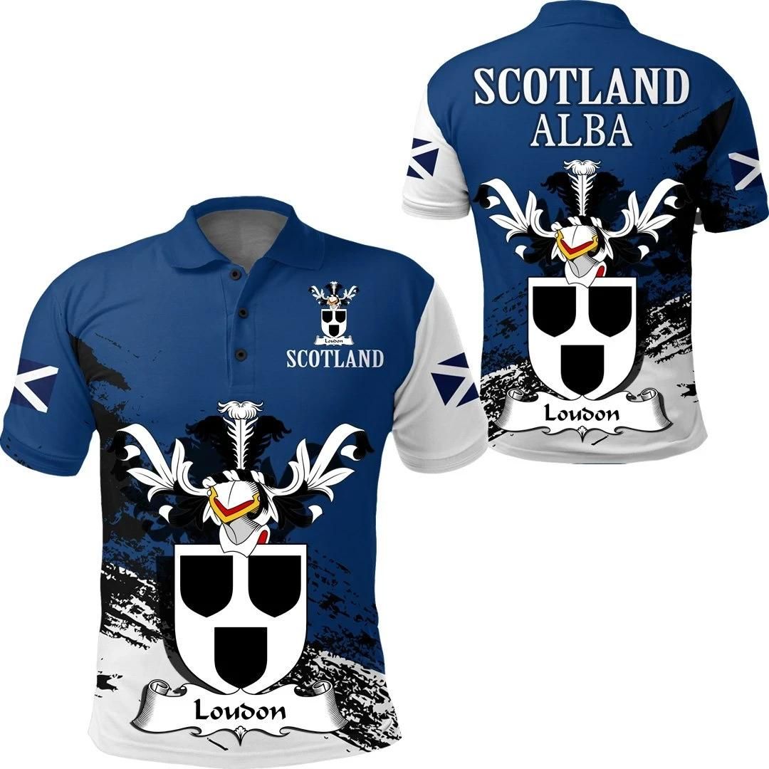 Loudon or Loudoun Scottish Family Crest Scotland Special Polo Shirt - Golf Shirt A7 Loudon or Loudoun Scottish Family Crest Scotland Special Polo Shirt - Golf Shirt A7