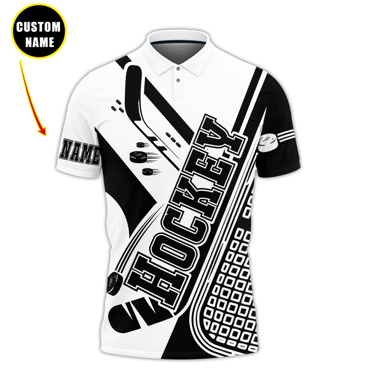 Love Hockey Polo Shirt Love Hockey Polo Shirt