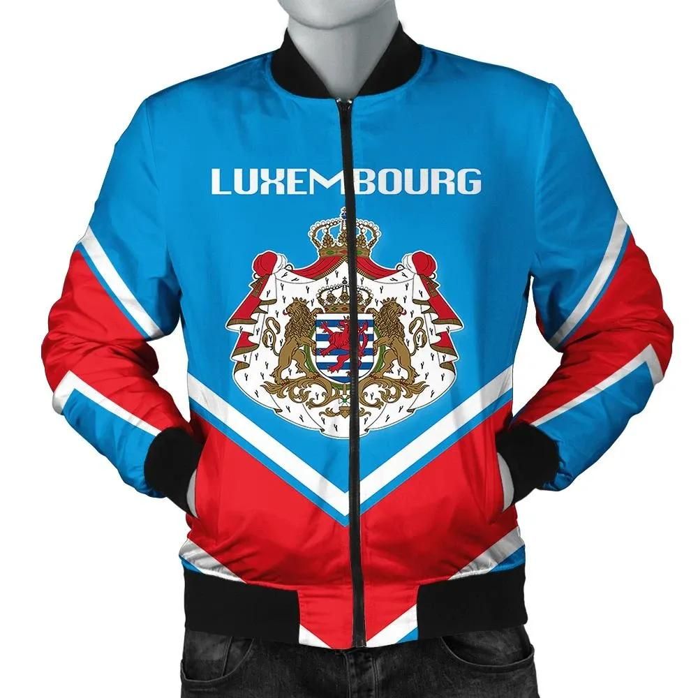 Luxembourg Coat Of Arms Men Bomber Jacket Lucian Style J5W Bomber Jacket Luxembourg Coat Of Arms Men Bomber Jacket Lucian Style J5W Bomber Jacket