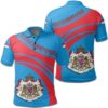 Luxembourg Coat Of Arms Polo Shirt Cricket Style J5W