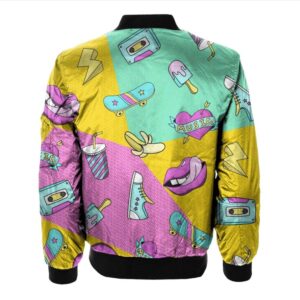 Luxury Lip Heart Ice Cream Music Icon 3D Bomber Jacket