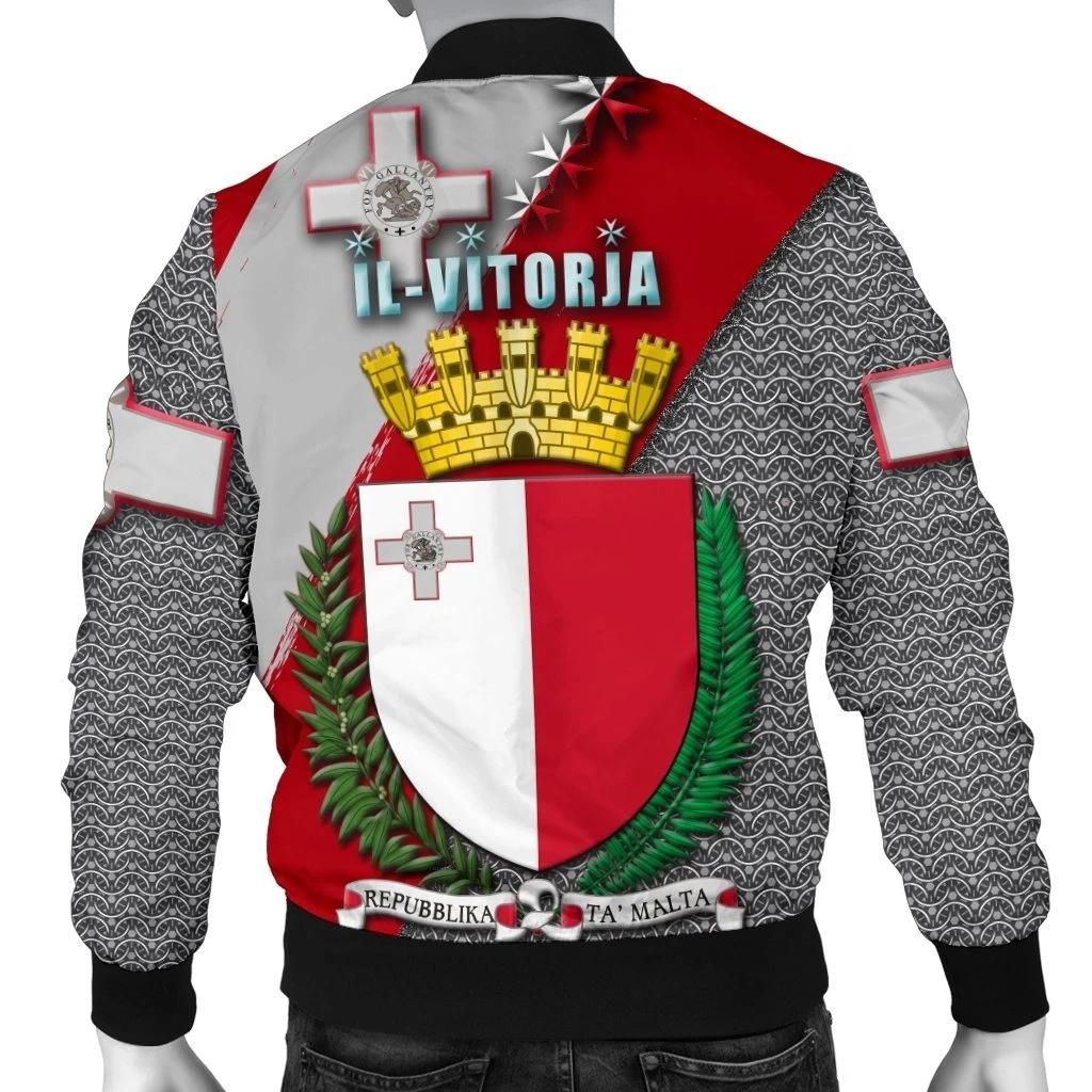 MALTA-IL-VITORJA-Mens-Bomber-Jacket-Malta-Coat-Of-Arm-BN21-Bomber-Jacket-1