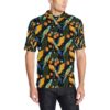 Macaw Pattern Print Design 03 Men Polo Shirt