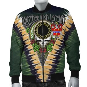 Mackin Ireland Bomber Jacket - GD Irish Legend Shamrock V Tie-Dye A7 Bomber Jacket