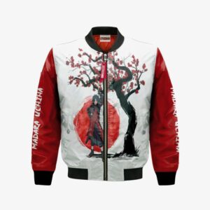 Madara Uchiha Bomber Jacket Custom Anime Merch Ninja Under The Sun Bomber Jacket