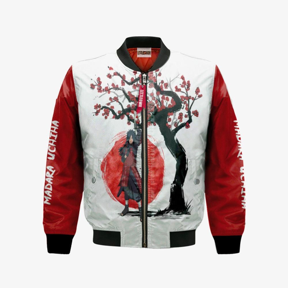 Madara Uchiha Bomber Jacket Custom Anime Merch Ninja Under The Sun Bomber Jacket Madara Uchiha Bomber Jacket Custom Anime Merch Ninja Under The Sun Bomber Jacket
