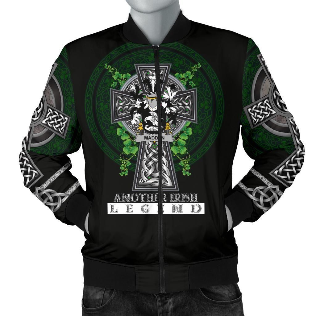 Madden or O'Madden bIreland Bomber Jacket Irish Legend (Men's) A7 Bomber Jacket Madden or O'Madden bIreland Bomber Jacket Irish Legend (Men's) A7 Bomber Jacket