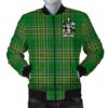Madden or O'Madden bIreland Bomber Jacket Irish National Tartan (Men's) A7 Bomber Jacket