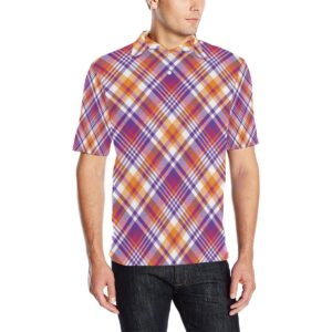 Madras Pattern Print Design 02 Men Polo Shirt