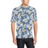 Magnolia Pattern Print Design 01 Men Polo Shirt