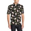 Magnolia Pattern Print Design Mag01 Men Polo Shirt