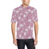 Magnolia Pattern Print Design Mag05 Men Polo Shirt