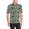 Magnolia Pattern Print Design Mag07 Men Polo Shirt