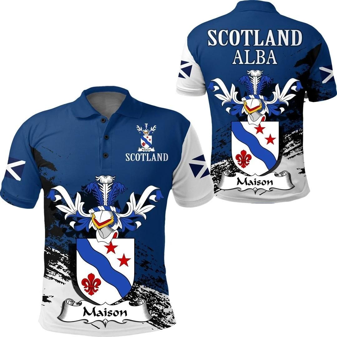 Maison Scottish Family Crest Scotland Special Polo Shirt - Golf Shirt A7 Maison Scottish Family Crest Scotland Special Polo Shirt - Golf Shirt A7